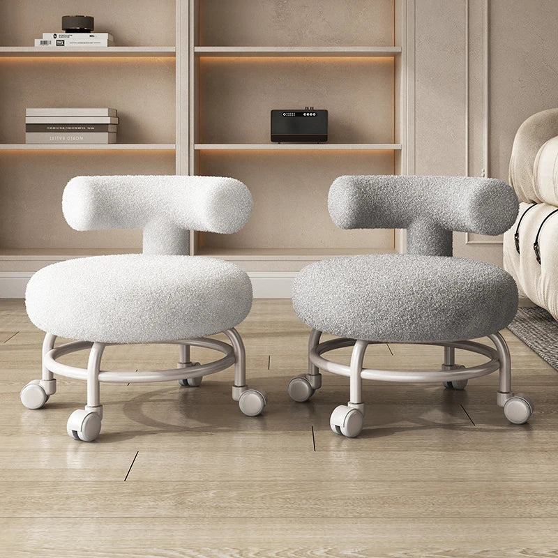 Nordic Household Cashmere Stools Living Room