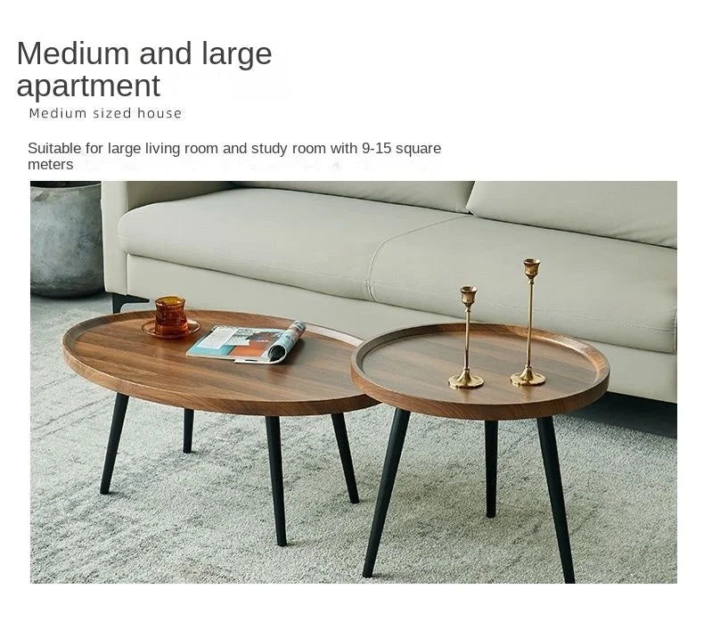 Light Luxury Unique Oval Coffee Tables Minimalist Sedentary Bedside Coffee Table Console Hall Dressing Living Room Furniture