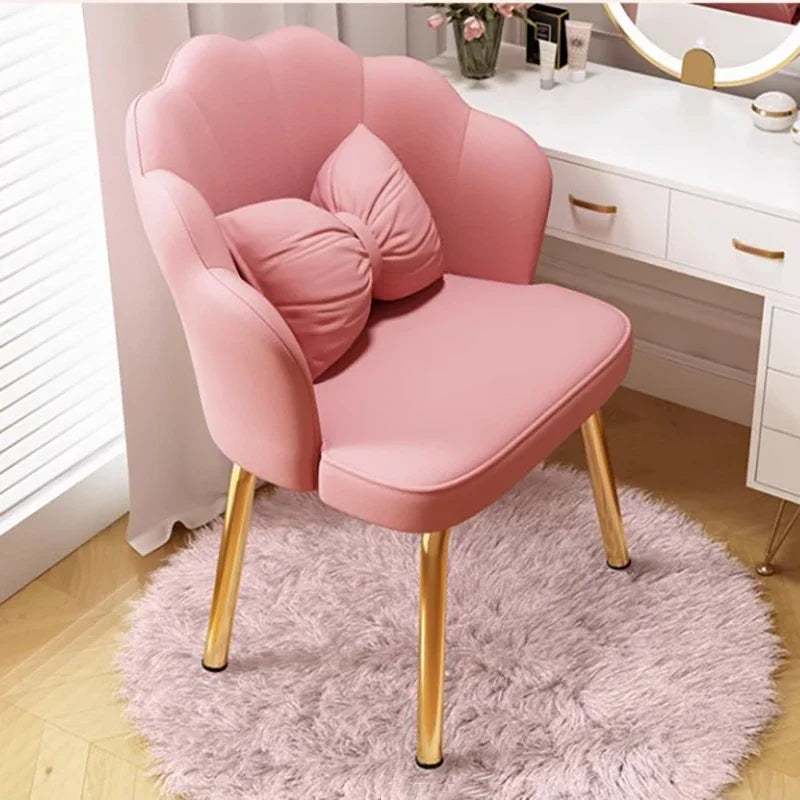 Girls Living Room Chair Makeup Stool Princess Soft