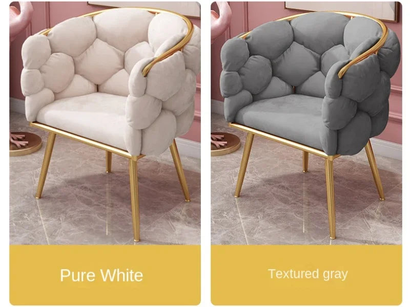 Nordic luxury armchairs design Single velvet