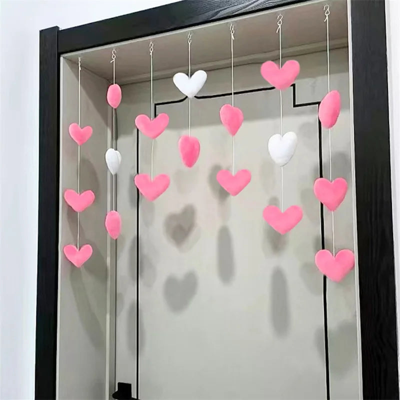 New Heart Shaped Curtain Door Hanging Decoration