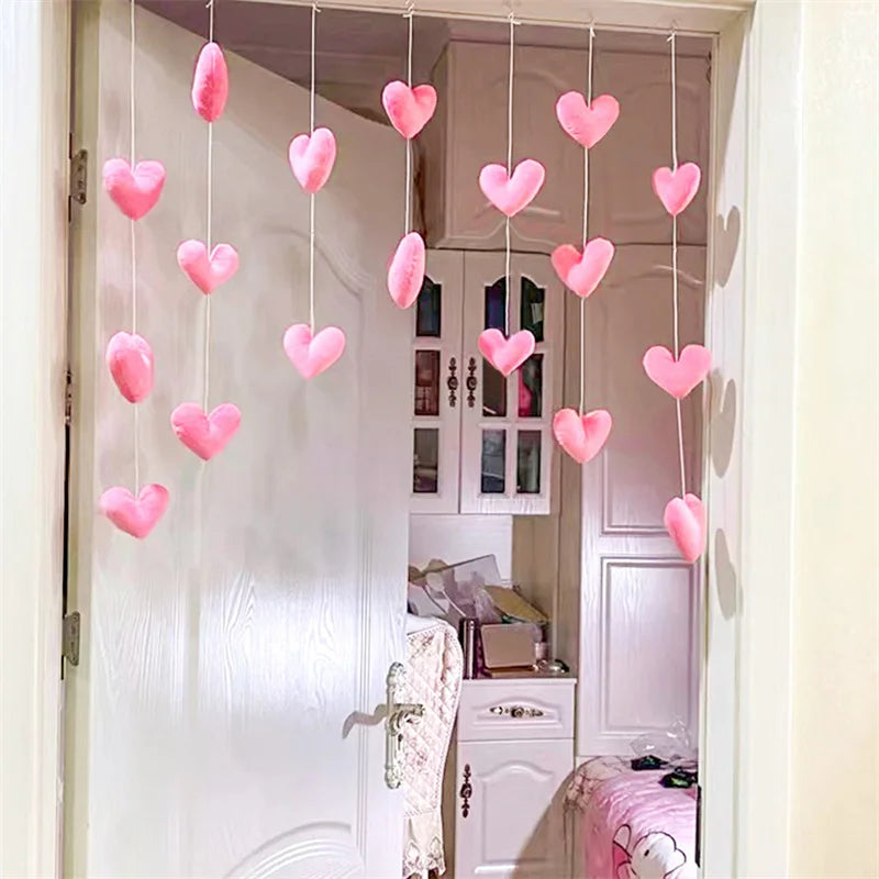 New Heart Shaped Curtain Door Hanging Decoration