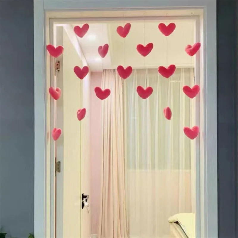 New Heart Shaped Curtain Door Hanging Decoration