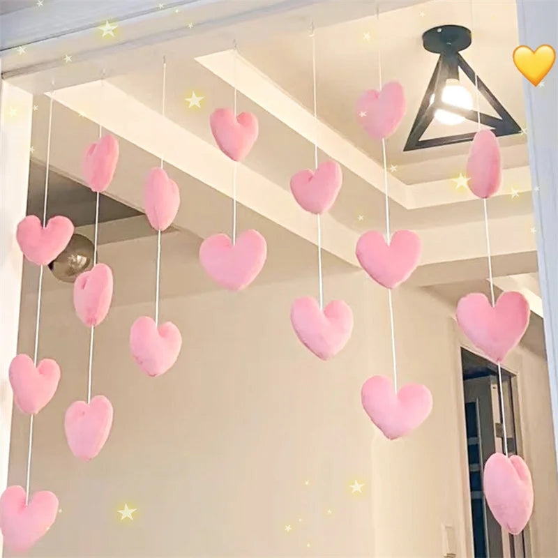 New Heart Shaped Curtain Door Hanging Decoration