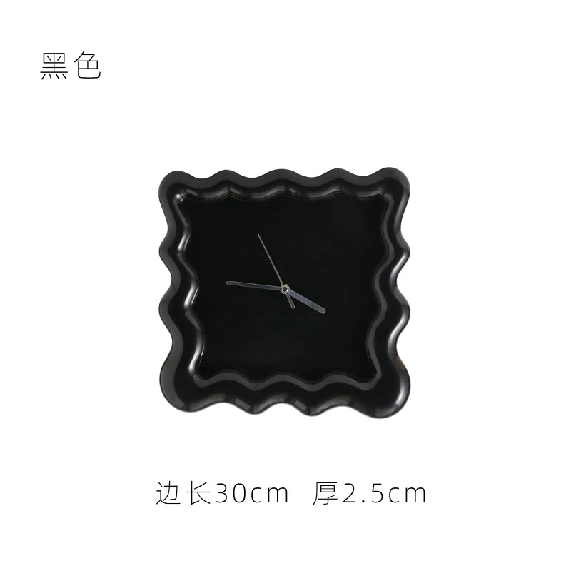 【EpeiusHome】Home Decoration Cream biscuit shape Wall mounted clock