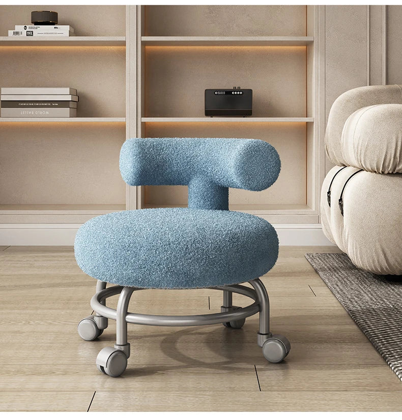 Nordic Household Cashmere Stools Living Room