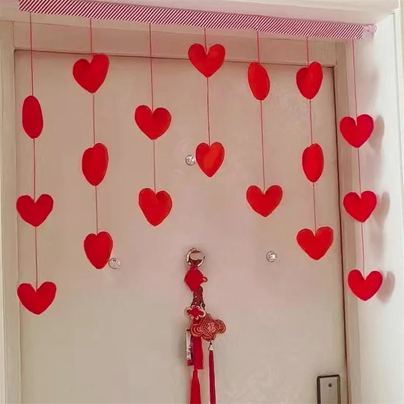 New Heart Shaped Curtain Door Hanging Decoration