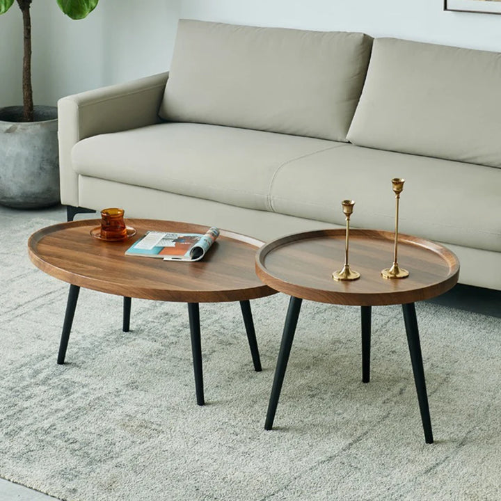 Light Luxury Unique Oval Coffee Tables Minimalist Sedentary Bedside Coffee Table Console Hall Dressing Living Room Furniture