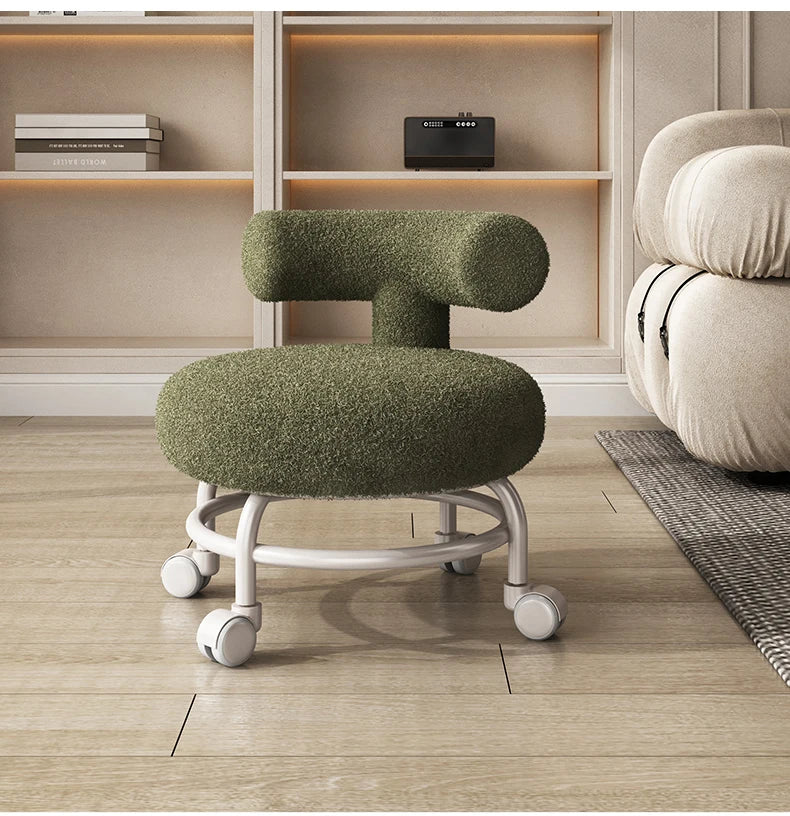 Nordic Household Cashmere Stools Living Room