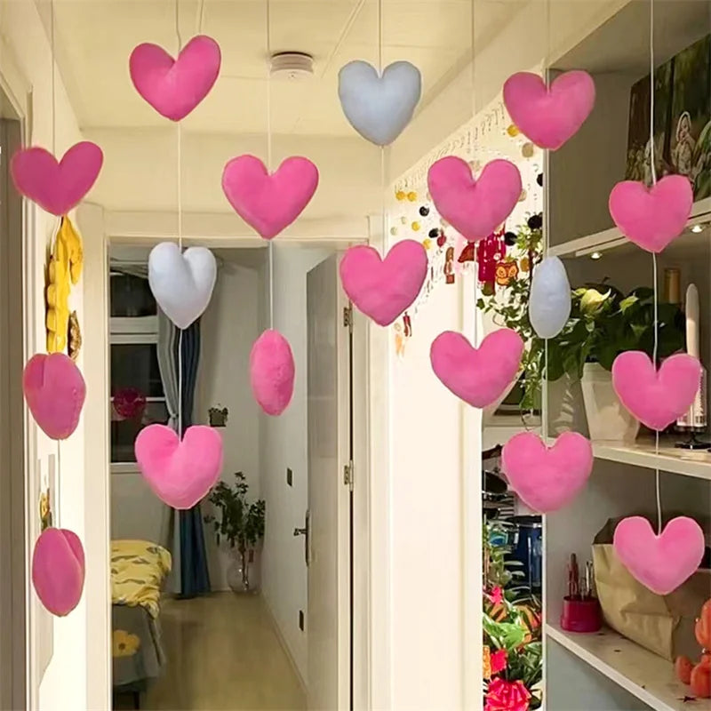 New Heart Shaped Curtain Door Hanging Decoration