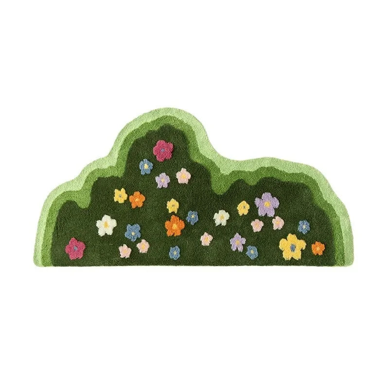 2024 Soft Bedroom Carpets Rugs New Living Room Plants Flower Hallway Area Floor Pad Mats Doormat Aesthetic Home Art Decorations