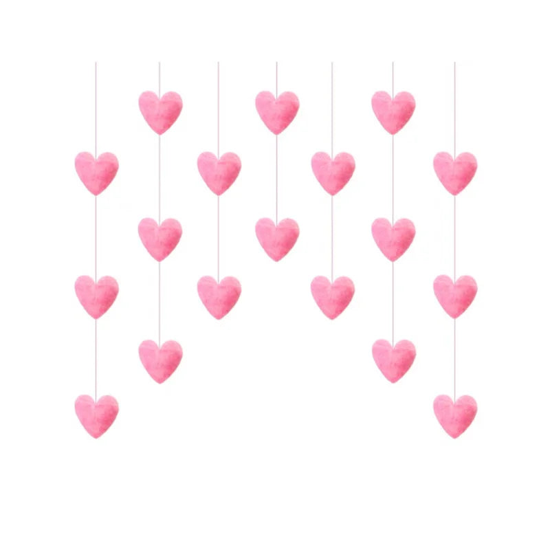 New Heart Shaped Curtain Door Hanging Decoration