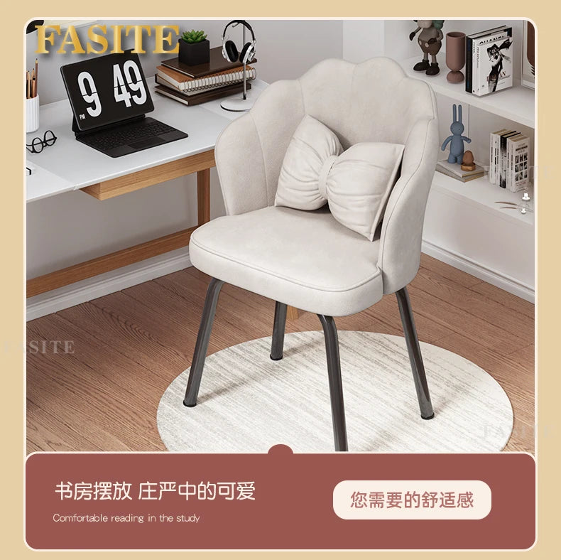 Girls Living Room Chair Makeup Stool Princess Soft