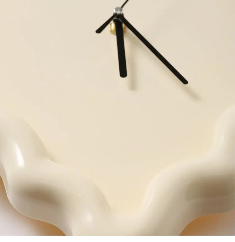 【EpeiusHome】Home Decoration Cream biscuit shape Wall mounted clock